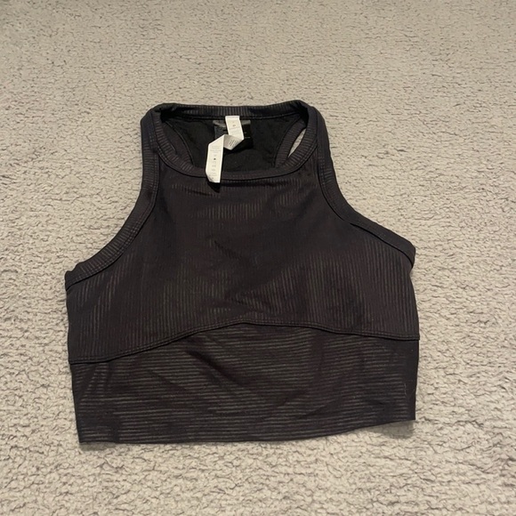 lululemon Blissful Bend Tank Top Black Size 4 - Picture 1 of 5